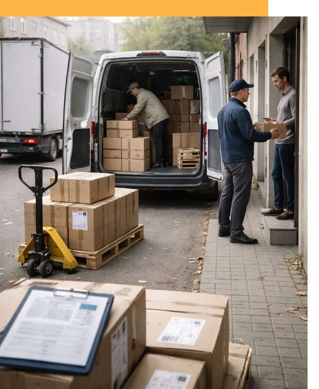 Доставка грузов от двери до двери с таможней от 46053 руб.