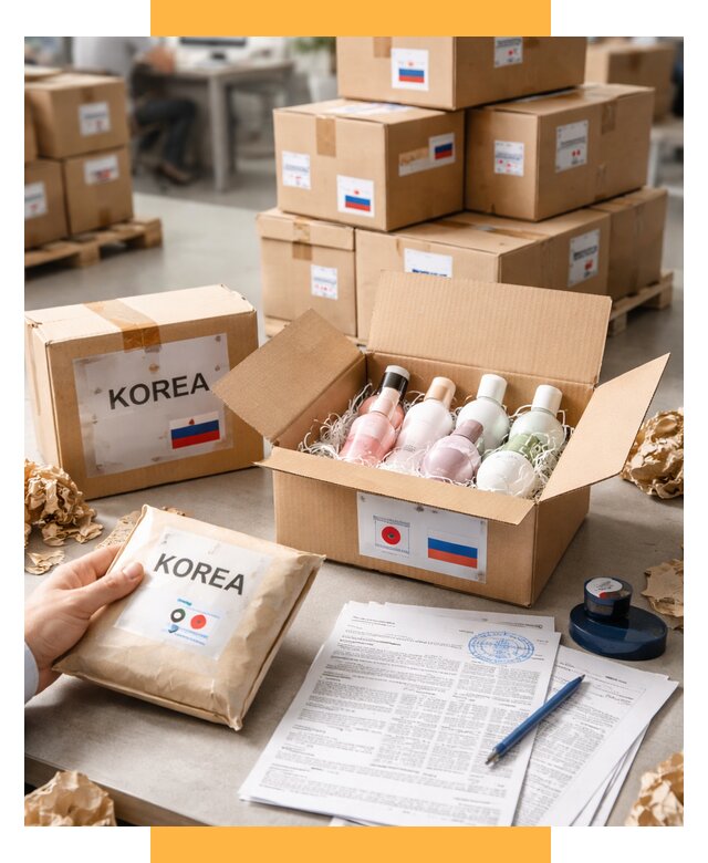 Доставка косметики из Кореи от 8699 р. под ключ | СетСервис-Нвч