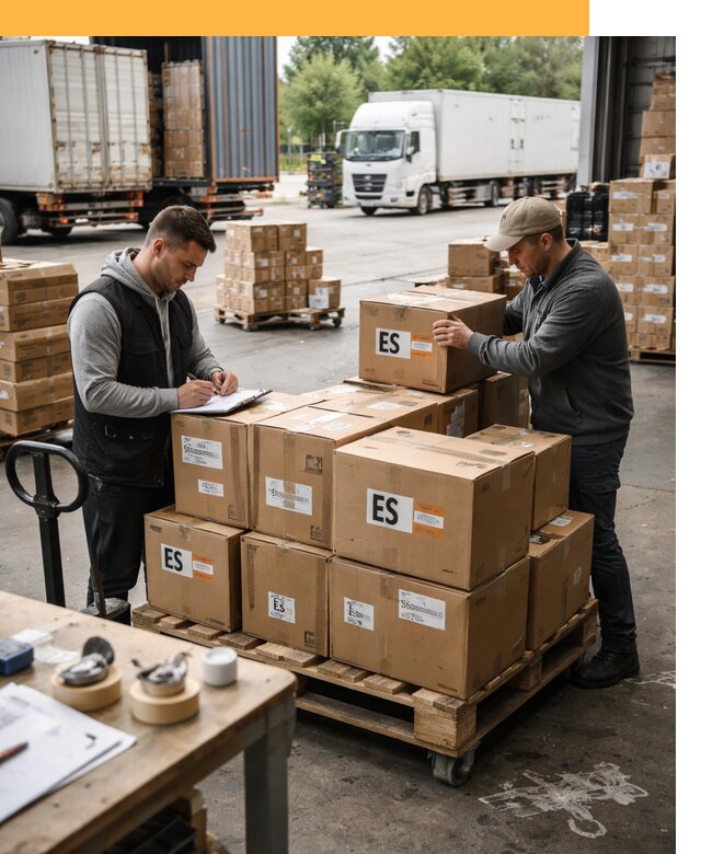 Доставка грузов в Испанию автотранспортом от 35819 руб