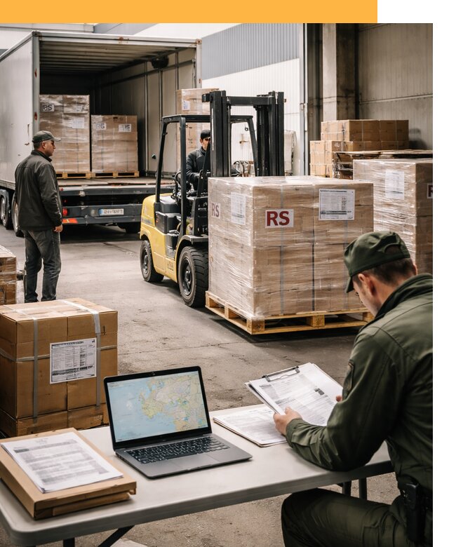 Доставка грузов в Сербию от 46053 руб, международные перевозки