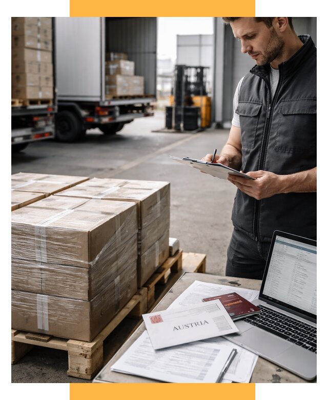 Доставка в Австрию от 66521 р. Логистика и экспорт СетСервис-Нвч