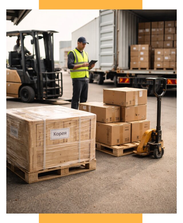 Доставка грузов в Корею из России от 35819 р. | СетСервис-Нвч