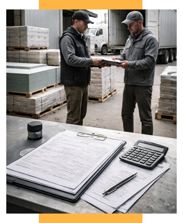 Таможенное оформление стройматериалов от 8699 р. | СетСервис-Нвч