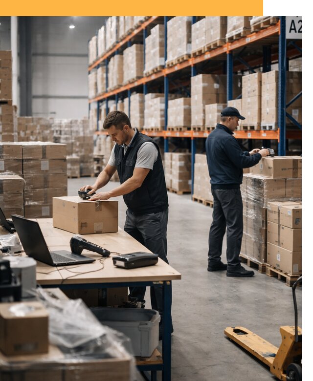 Склад консолидации в Европе: хранение, сортировка от 6652